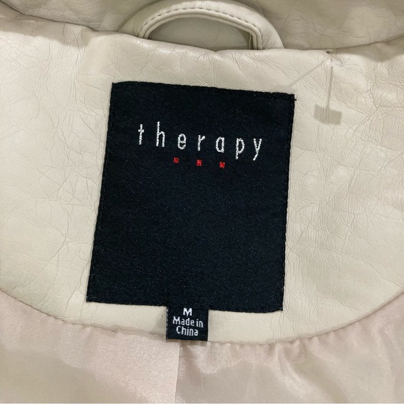 Vegan Leather style moto jacket size M - Picture 13 of 13